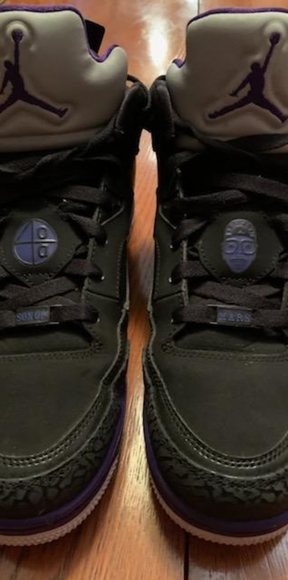 Jordan Son of Mars Low Black Grape Ice-White - Picture 3 of 5